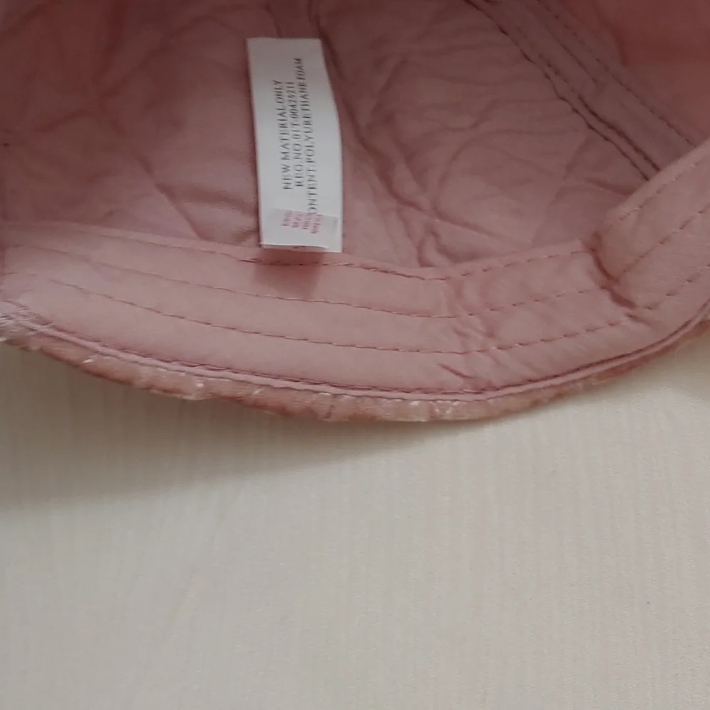 Justice Girls One Size Velour Quilted Velco Fit Cap